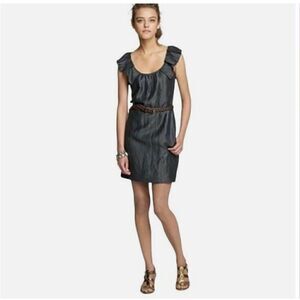 J Crew Rumpled Linen Merton Shift Dress NWT